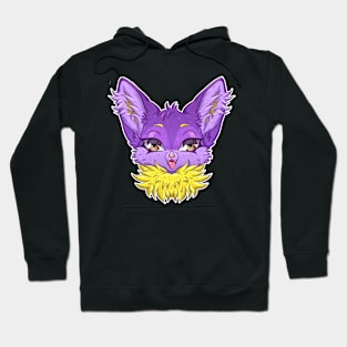 Purple Kitty Hoodie